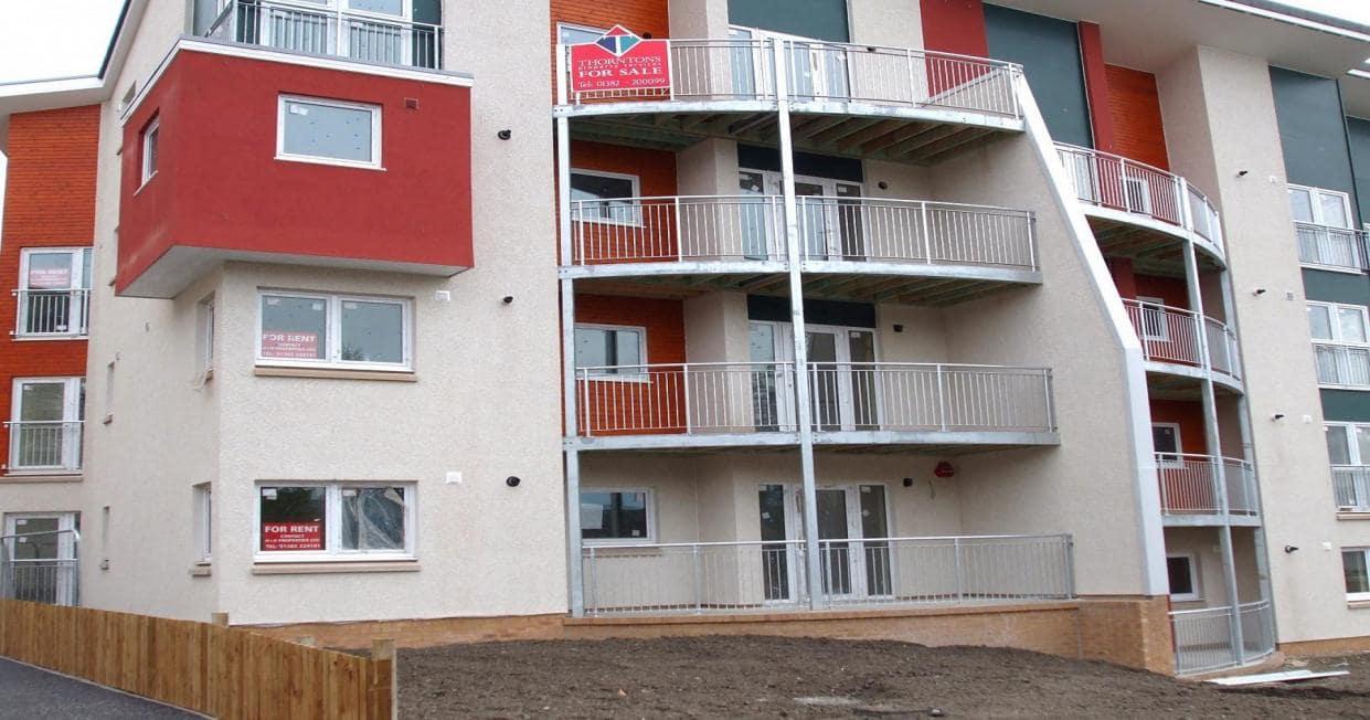 Outside image of balconies
